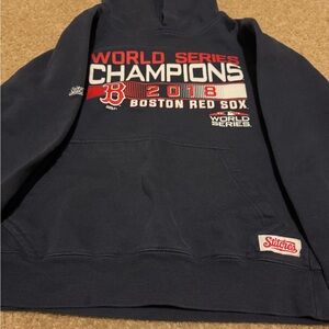 Stitches Navy World Series Champions Hoodie